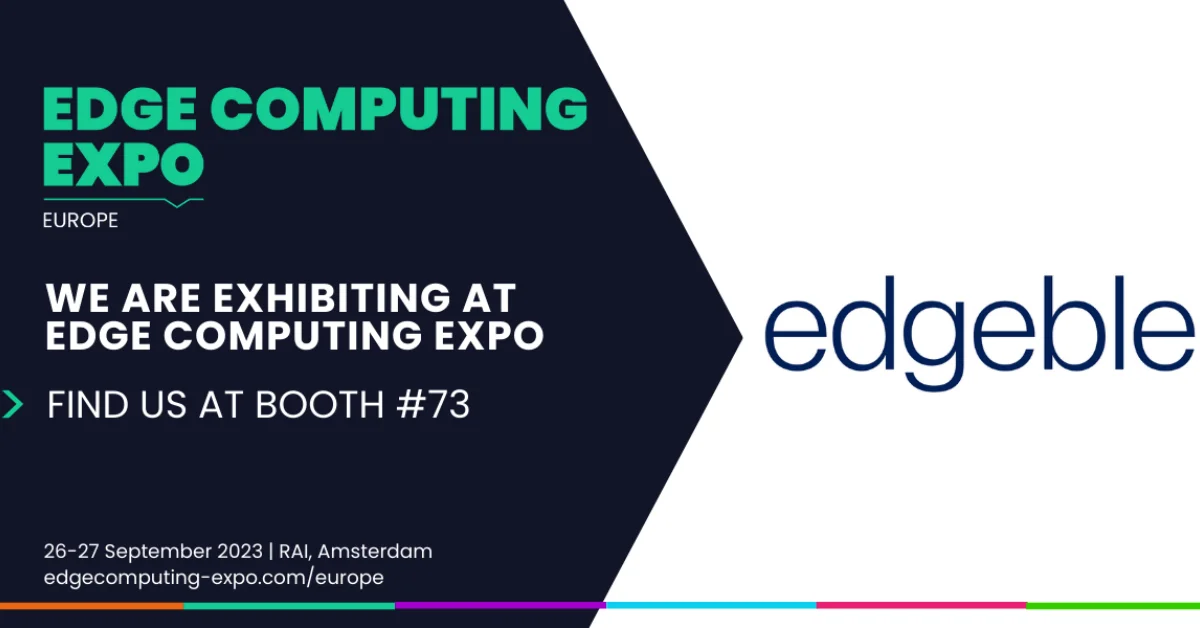 Edgeble at Edge Computing Expo Europe 2023